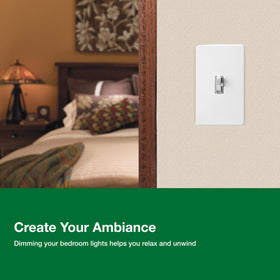 Night-time bathroom use with Ariadni dimmer for calm illumination