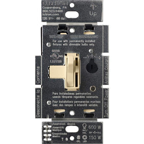Lutron Ariadni LED+ dimmer with toggle for precise LED dimming