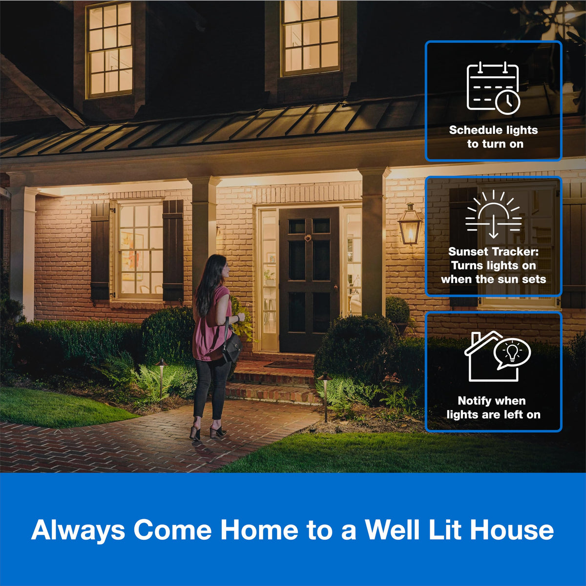 Lutron Caseta app control screenshot highlighting scenes and scheduling