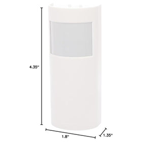 Lutron Caseta motion sensor features a wide 180-degree field of view for coverage.