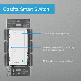 Pico remote mounted near the backbox for easy 3-way setup