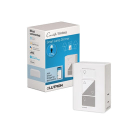 Lutron Caseta plug-in dimmer controls two lamps for customizable lighting