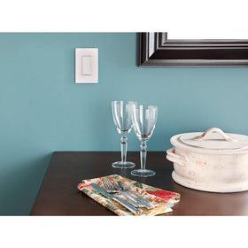 Lutron Claro durable plastic guard preserves style in high-use areas.