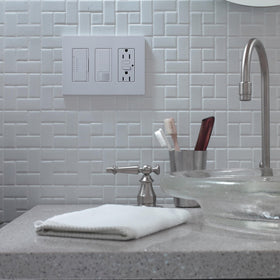 Lutron countdown timer switch white highlighting compatibility with LED loads