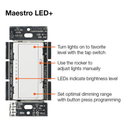 Delayed fade-off feature from Lutron Maestro aids smooth exits