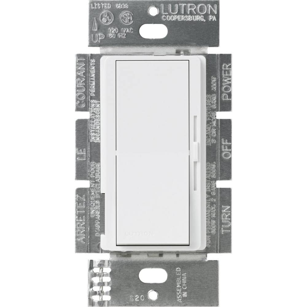Lutron Diva 3-Speed Fan Control front view for precise, adjustable cooling
