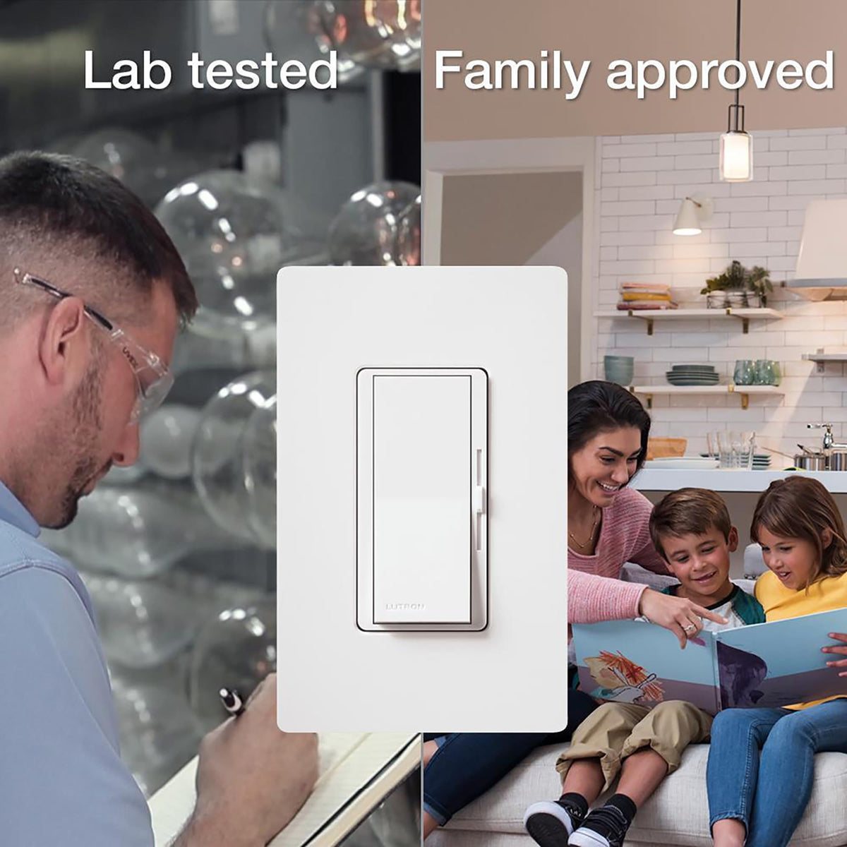 Lutron Diva LED+ Dimmer in a 3-way setup for multi-point control