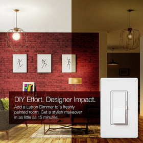 Lutron Diva LED+ Dimmer with broad compatibility across dimmable LEDs