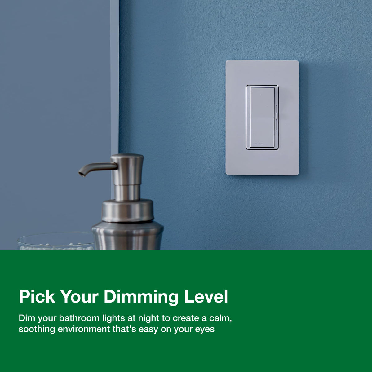 Wide compatibility enables smooth dimming with many LED bulbs.