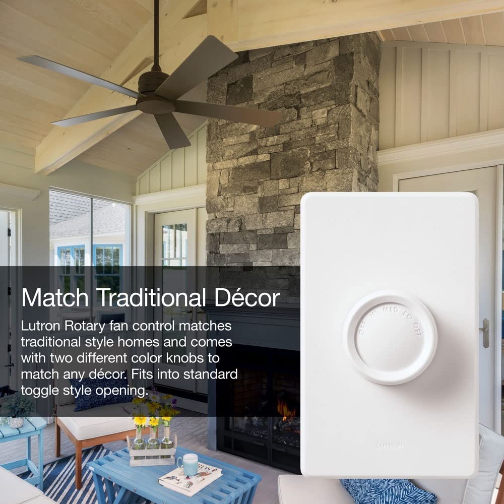 Lutron FSQ-2FH-DK screwless wallplate close-up with flush mount.
