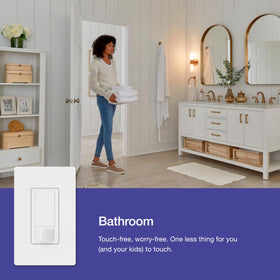 Lutron Maestro ambient-light detection turns lights on only when needed.