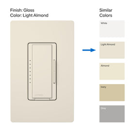 Wide dimming range lets you tailor mood and task lighting.