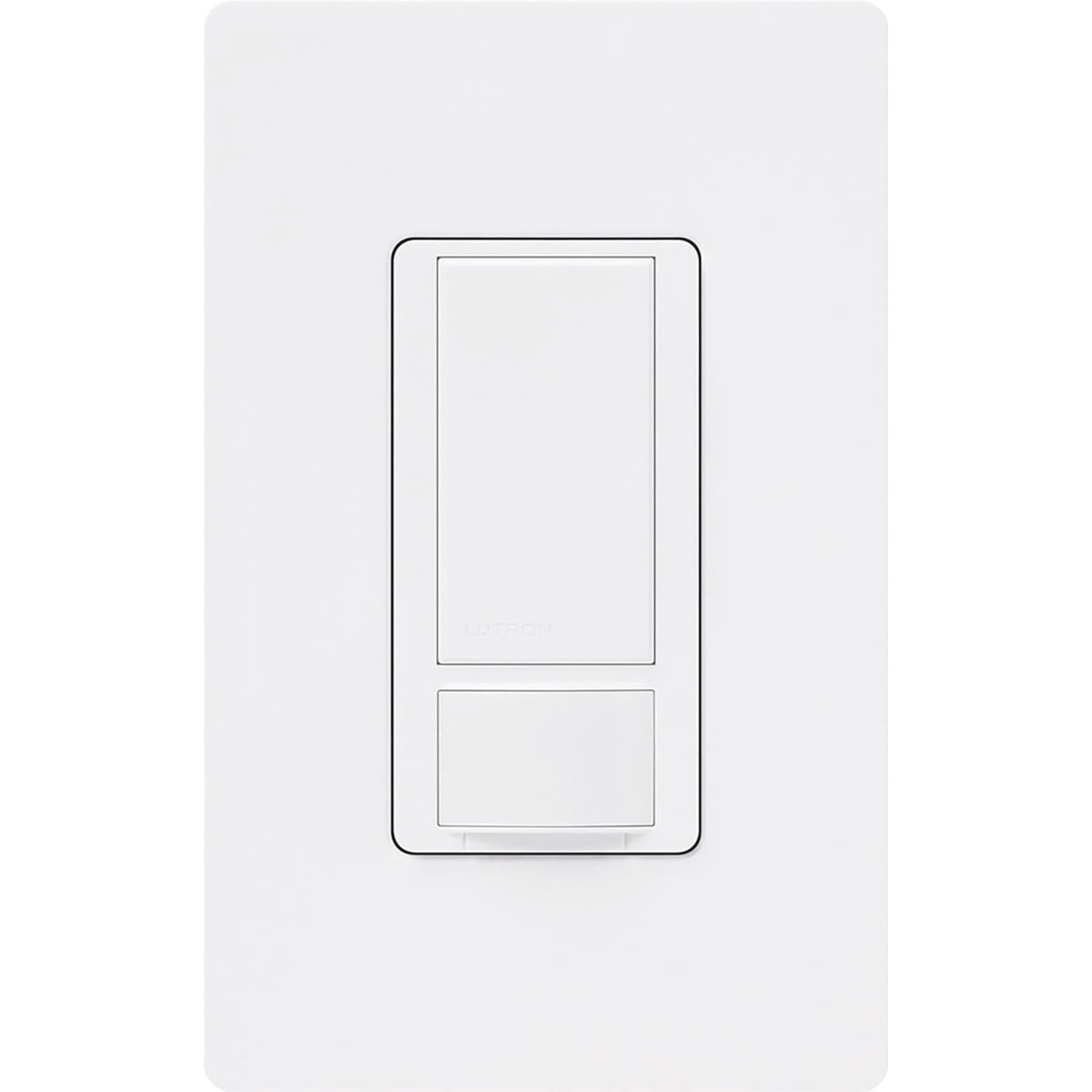 Lutron Maestro motion sensor switch detects entry and powers lights automatically
