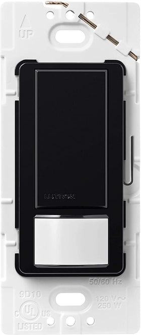Lutron Maestro MS-OPS2-BL front view showing hands-free lighting control.