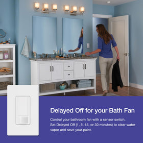 Lutron Maestro MS-OPS2-BL ground-wire installation in neutrals-free box.