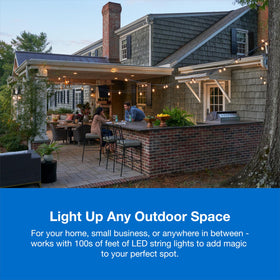 Lutron Caseta IP66 weatherproof design protects outdoor electronics in harsh weather.