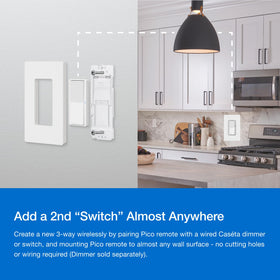 Coordinating Claro wallplate for a consistent aesthetic with Diva dimmer.