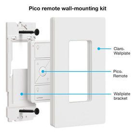 Three-way setup illustration showing Caseta dimmer integration.