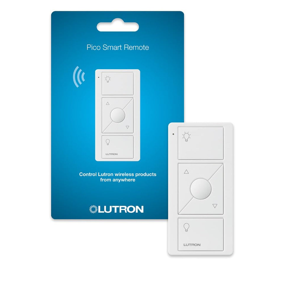Lutron Pico remote white handheld control for Caseta dimmers, convenient lighting control