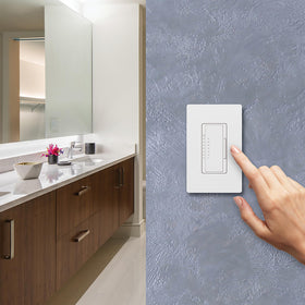 Lutron single-pole and multi-location compatibility white enables flexible control