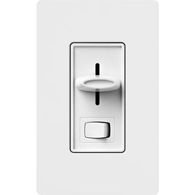 Lutron Skylark LED+ dimmer side control highlighting ergonomic rocker operation