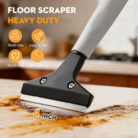 Luvenia 50-inch handle extended reach for easy cleaning.