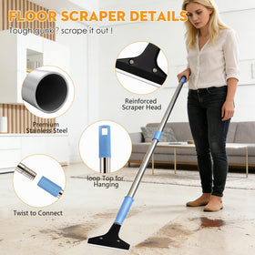 Luvenia scraper for walls and ceilings handles tough grime.