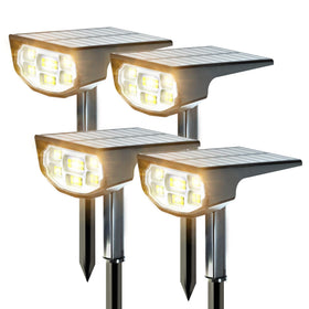 LuViva solar spot light outdoor IP68 for all-weather brightness and reliable night visibility