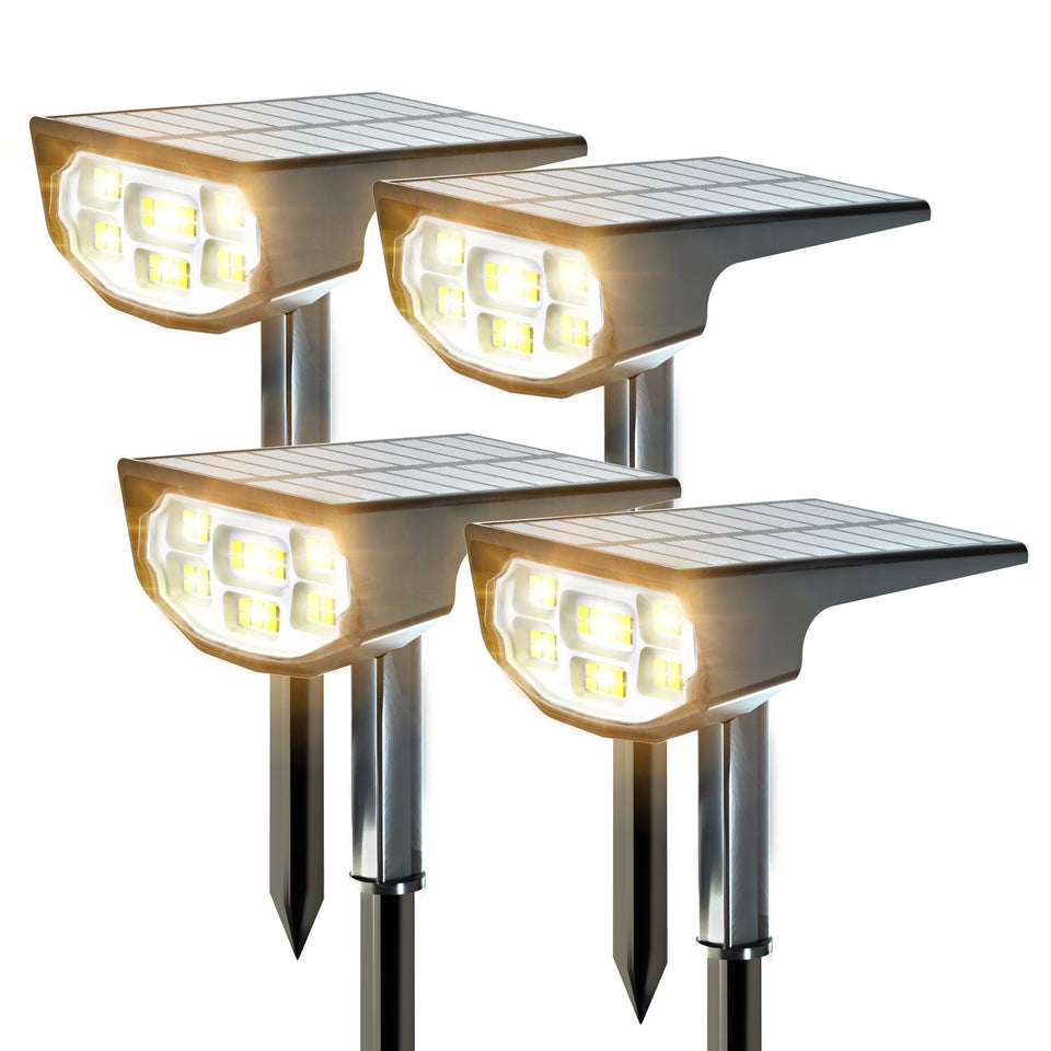 LuViva solar spot light outdoor IP68 for all-weather brightness and reliable night visibility