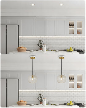 Luvkczc 45-degree slope compatibility expands ceiling placement possibilities.