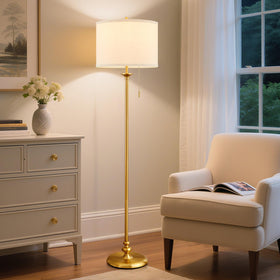 Luvkczc 60in gold floor lamp base adds stability for living rooms and offices.