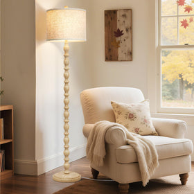 Luvkczc floor lamp assembly requires no tools and quick setup.