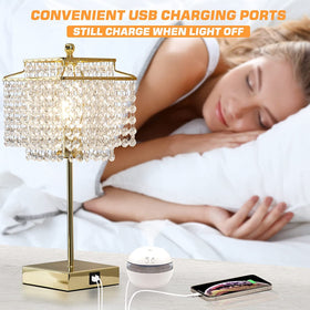 Luvkczc versatile lamp creating warm ambience in a bedroom or living room.