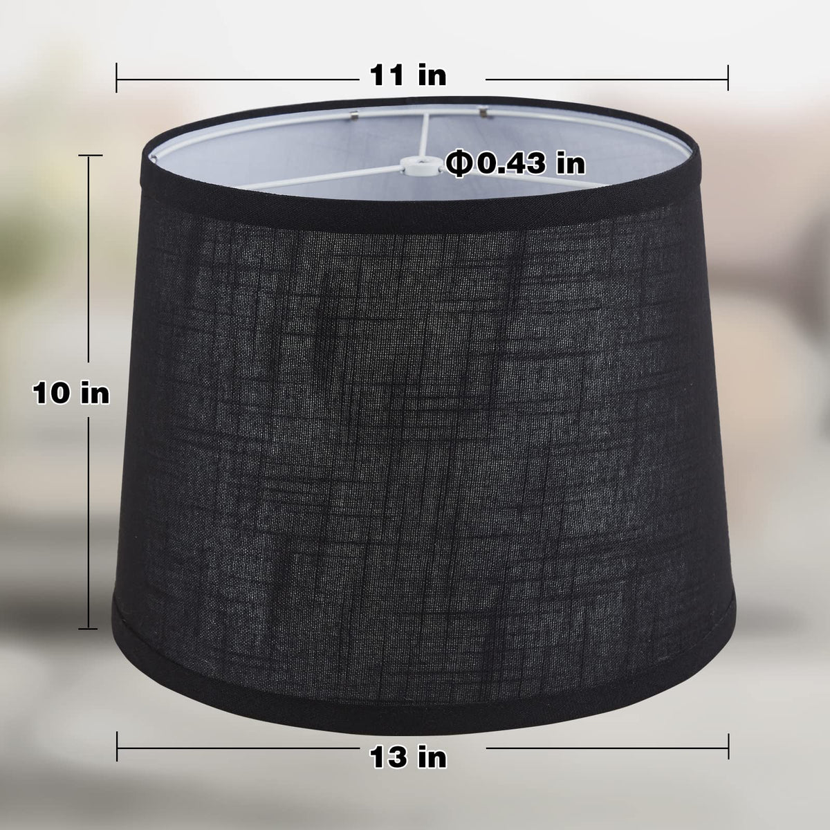 Luvkczc fabric linen texture shade adds natural style to fixtures