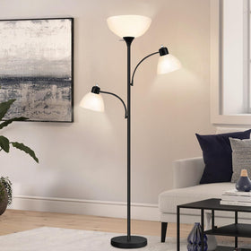 Luvkczc 72-inch torchiere floor lamp for living room corner lighting.