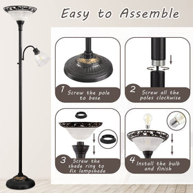 Versatile decor suitable for bedroom, living room, or office