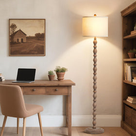Luvkczc floor lamp placed next to desk or bed for reading