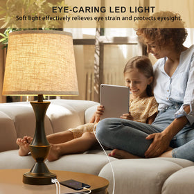 Luvkczc energy-saving LED bulbs included for warm, flicker-free light.