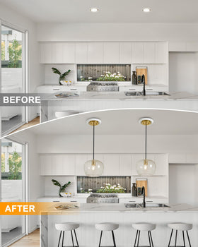 Luvkczc pendant light upgrade with E26 socket for flexible ceiling-to-pendant styling.