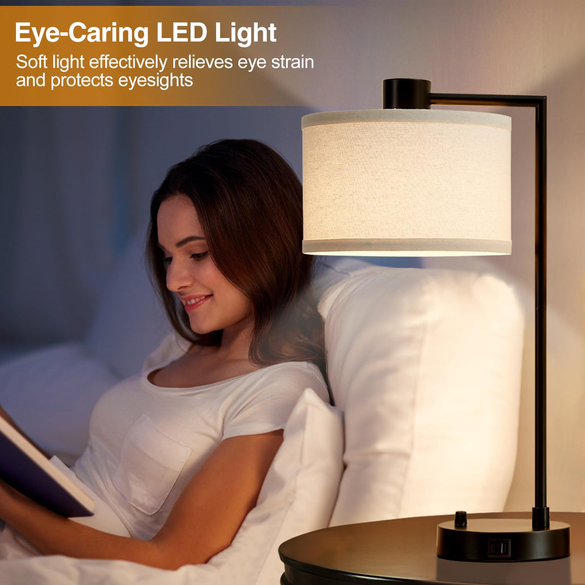 Luvkczc 9W LED bulbs with warm, flicker-free light.
