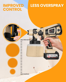 Luxariael spray sprayer for graffiti walls delivers smooth, even spray.