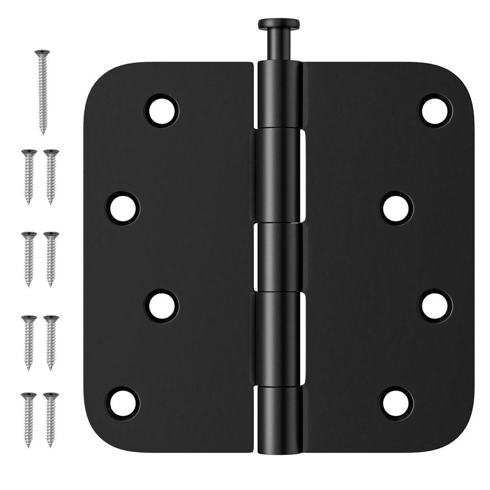 Luxbaro 6-pack rounded hinges for heavy-duty doors