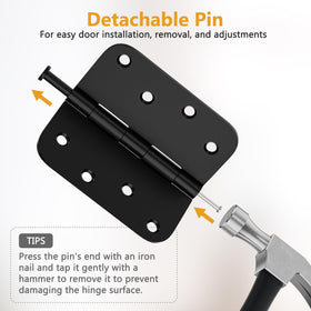 Luxbaro matte black anti-corrosion finish resists outdoor wear