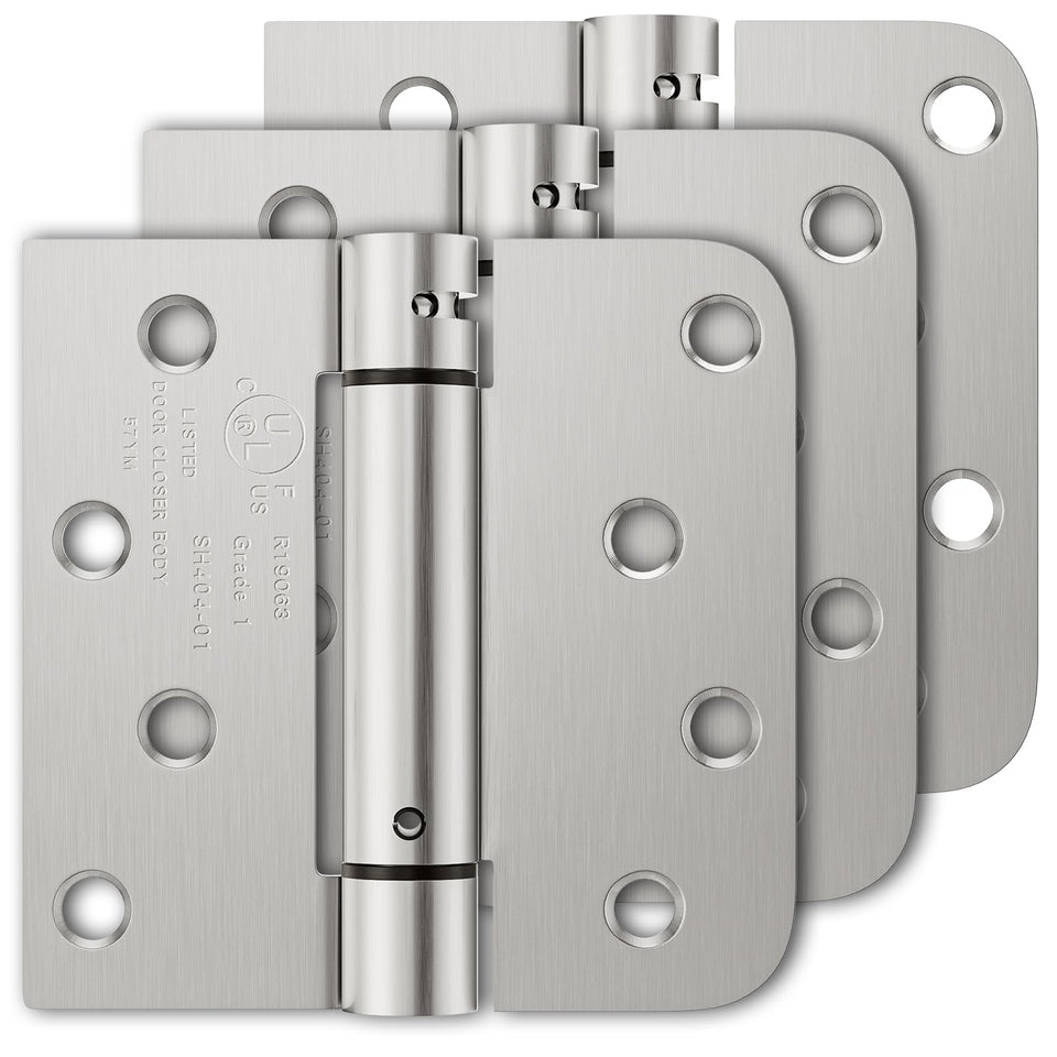 Luxbaro self-closing hinge 4in assembly enables smooth auto-closing for doors.