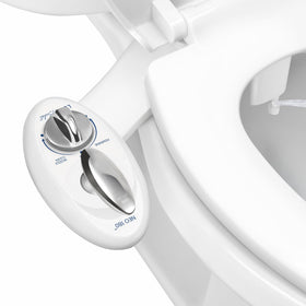 LUXE Bidet NEO 180 dual nozzle for precise rear wash and enhanced cleanliness.
