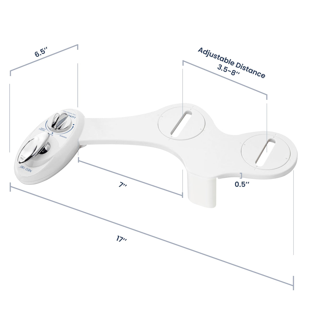 LUXE Bidet NEO 180 premium components ensure durable performance.