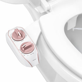 LUXE Bidet NEO 185 Plus dual nozzle for rear and feminine wash, enhanced hygiene.