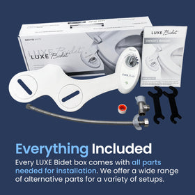 LUXE Bidet NEO 110 guard gate protects the nozzle after use