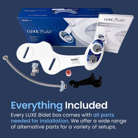 LUXE Bidet NEO 185 rear wash provides a stronger spray for targeted cleaning.