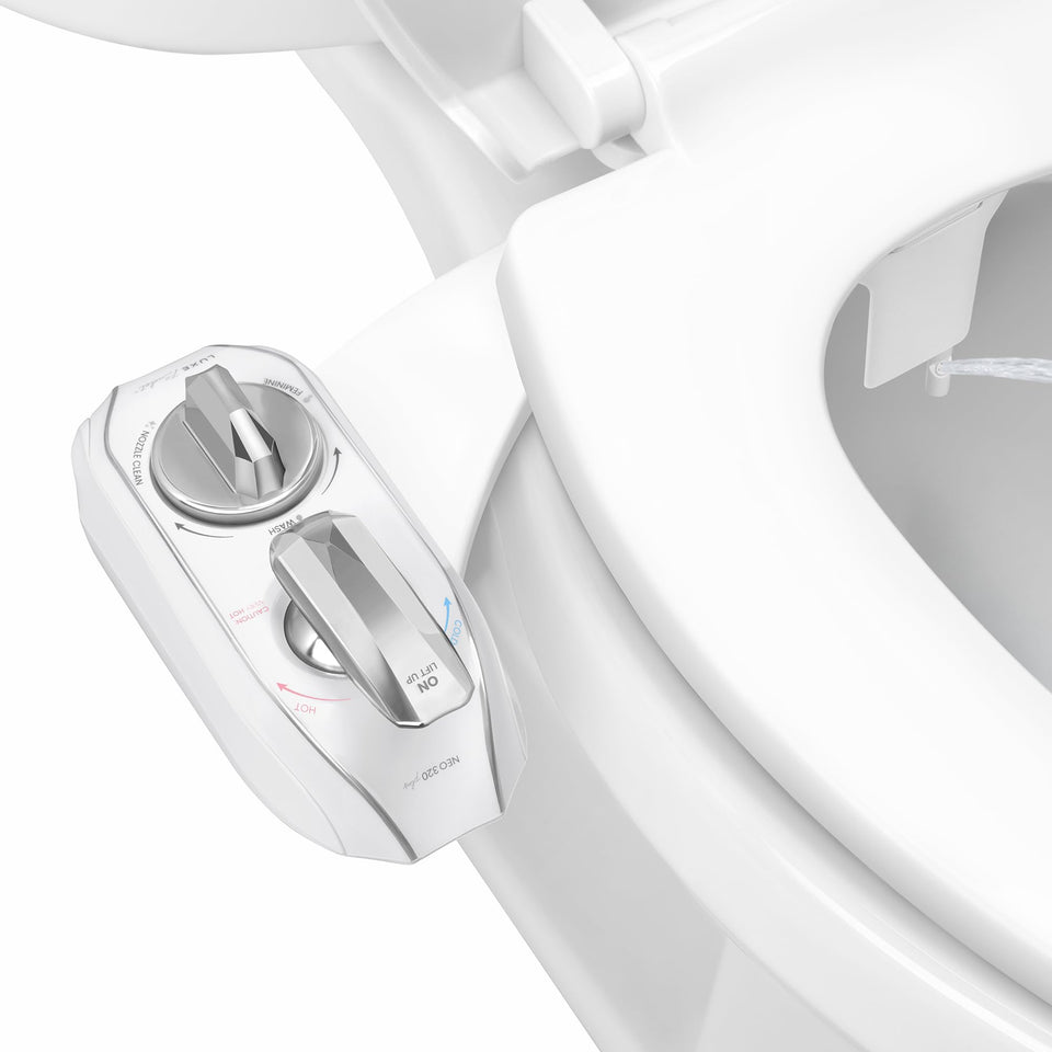 LUXE Bidet NEO 320 Plus box packaging for secure setup